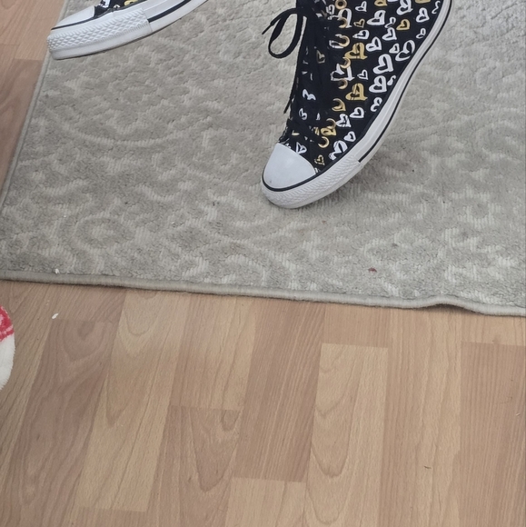 Converse Chuck Taylor all starts high black with heart - Picture 16 of 17